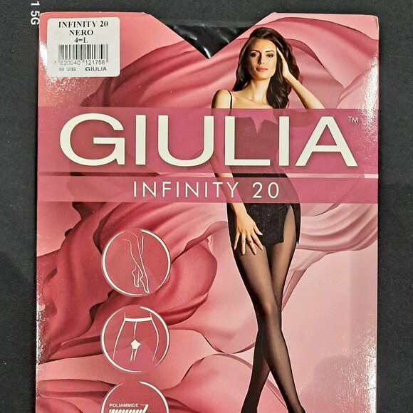 Set of 5 Giulia Infinity Tights Tan and Black colors New in package - Picture 14 of 15